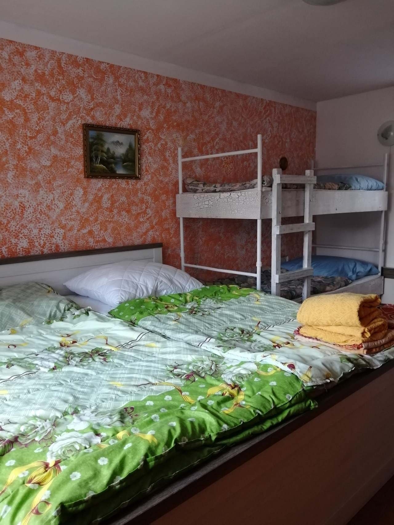 Ložnice v přízemí se čtyřmi lůžky